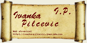 Ivanka Pilčević vizit kartica